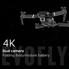 Evo E88 Max Drone Kit with 1080p HD Dual Cam Module Mini Drone 4K Camera Foldable Aerial Photography Quadcopter With Fixed Height And Stiff Remote Control Aircraft